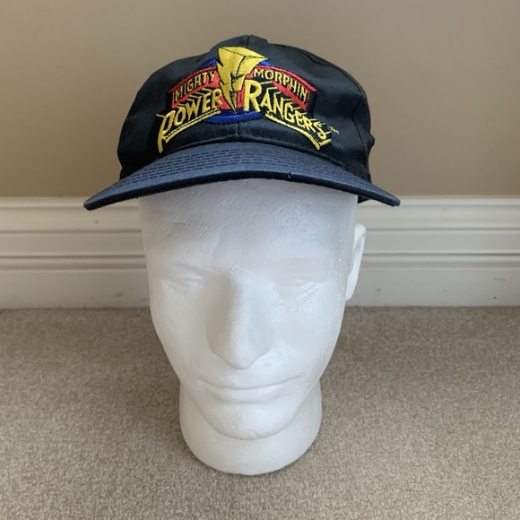 Vintage 1994 Kids Snapback Cap Power Rangers Mighty Morphin Saban Cap, Size 4-7X - Picture 1 of 9